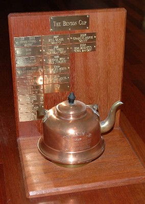 The Benson Cup is a copper tea pot
